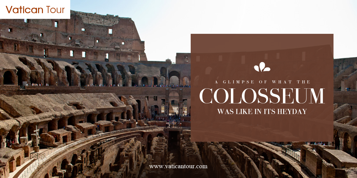 the inside of the Colosseum
