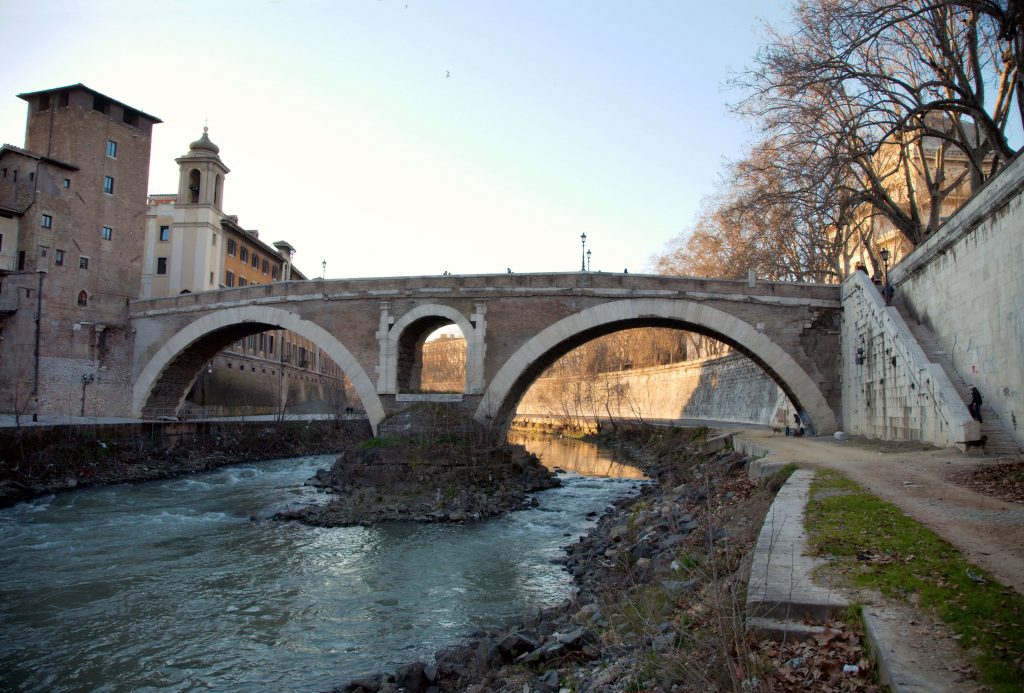 Fabricius Bridge in Rome