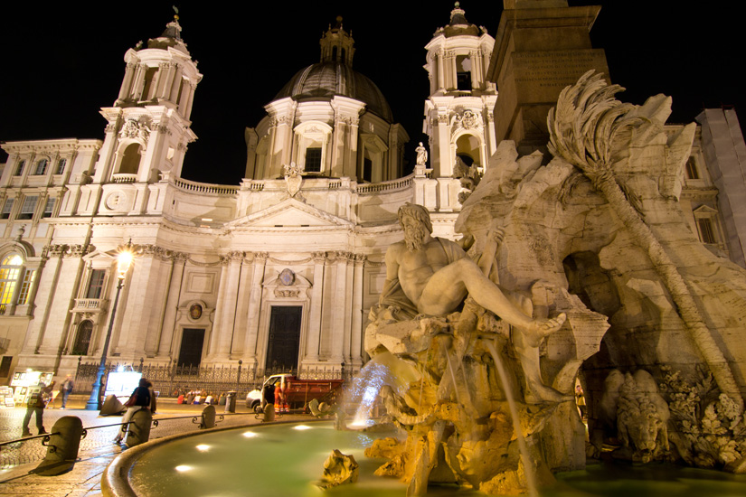 A night out in Rome