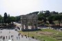 View of the Arch of Constantine as seen from the Colosseum - www.MaximusTours.com