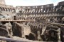 View of the network of underground rooms and tunnels where wild animal were kept at the Colosseum - www.MaximusTours.com