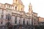 A View of the Church of Saint Agnese in Agone inside Piazza Navona with the Facade by Borromini - www.MaximusTours.com